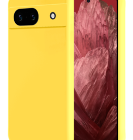 NoXx NoXx Google Pixel 8a Hoesje Siliconen - Geel