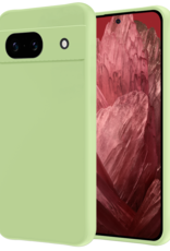 NoXx Hoes Geschikt voor Google Pixel 8a Hoesje Cover Siliconen Back Case Hoes - Groen