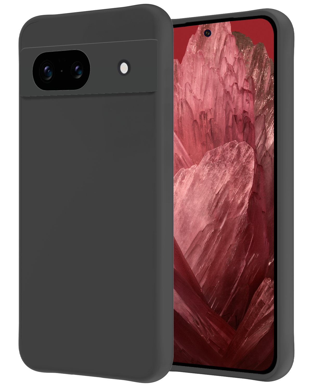 NoXx Hoes Geschikt voor Google Pixel 8a Hoesje Cover Siliconen Back Case Hoes - Zwart