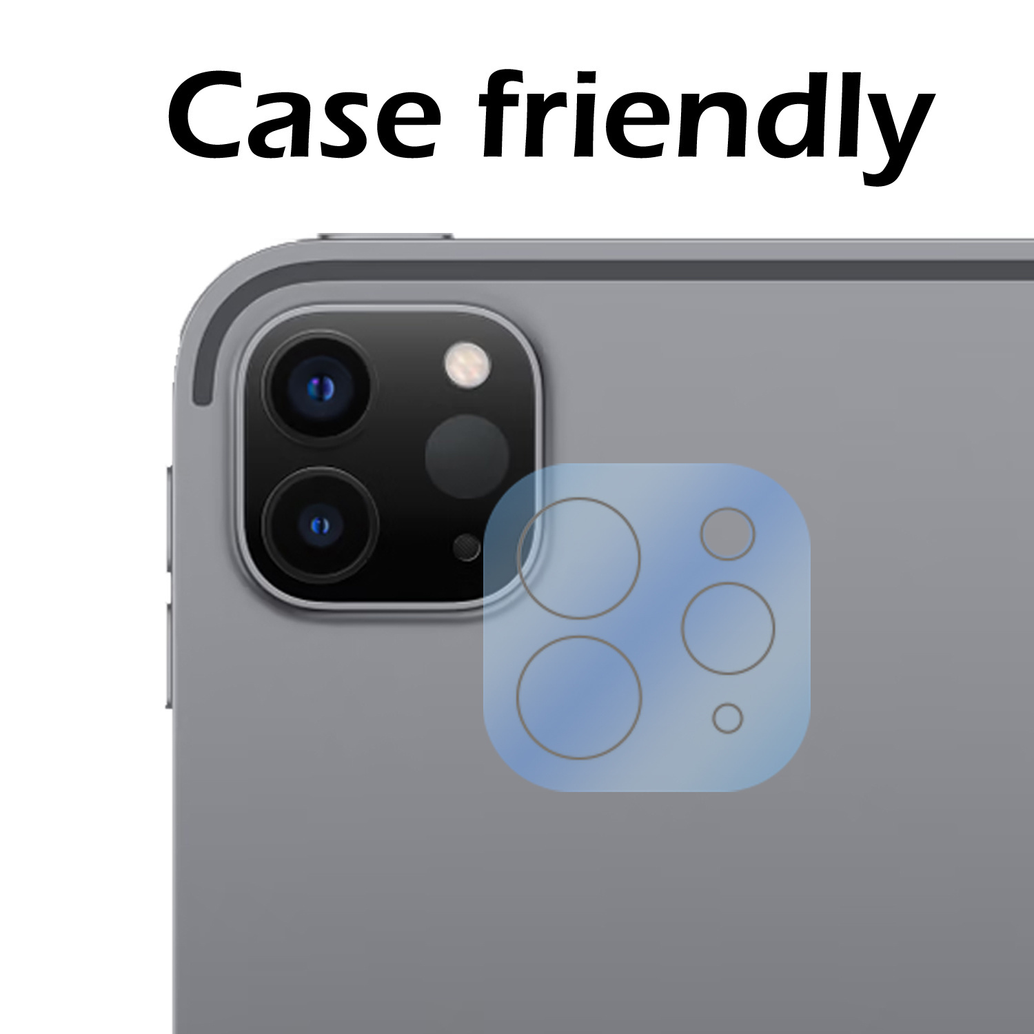 Nomfy Screenprotector Geschikt voor iPad Pro 2024 (11,1 inch) Camera Screen Protector Beschermglas - Screenprotector Geschikt voor iPad Pro 7e generatie (11,1 inch) Camera Screenprotector Tempered Glass