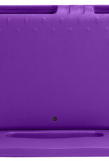 Nomfy Hoes Geschikt voor iPad Air 6 (11 inch) Hoes Bumper Kindvriendelijk Kids Case Kinderhoes Met 2x Screenprotector - Hoesje Geschikt voor iPad Air 2024 (11 inch) Hoesje Shockproof Cover Hoes - Paars