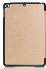 Nomfy Hoes Geschikt voor iPad Air 6 (11 inch) Hoes Tri-fold Tablet Hoesje Case - Hoesje Geschikt voor iPad Air 2024 (11 inch) Hoesje Hardcover Bookcase - Goud