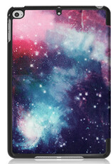 Nomfy Hoes Geschikt voor iPad Air 6 (11 inch) Hoes Tri-fold Tablet Hoesje Case Met Screenprotector - Hoesje Geschikt voor iPad Air 2024 (11 inch) Hoesje Hardcover Bookcase - Galaxy