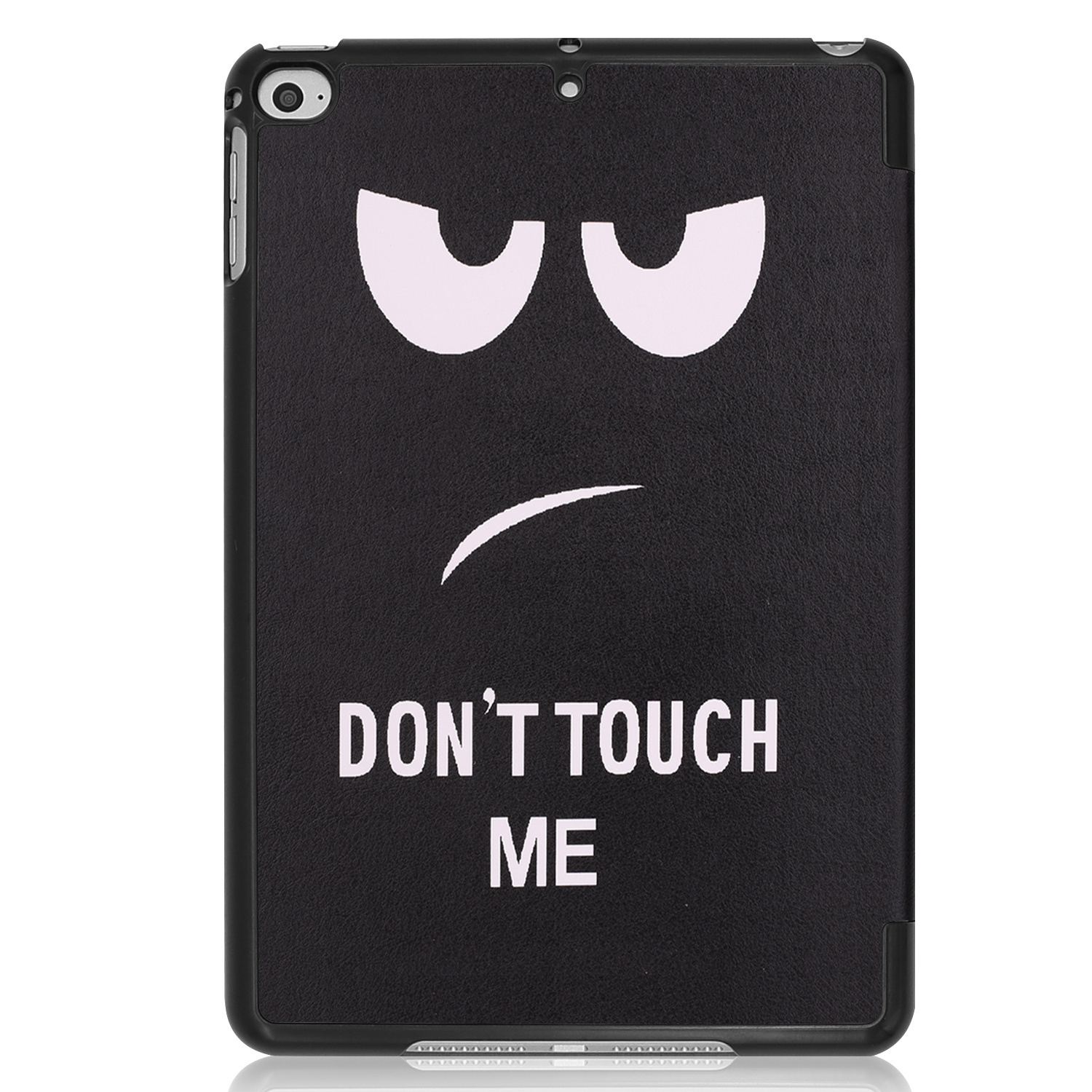 Nomfy Hoes Geschikt voor iPad Air 6 (11 inch) Hoes Tri-fold Tablet Hoesje Case Met Screenprotector - Hoesje Geschikt voor iPad Air 2024 (11 inch) Hoesje Hardcover Bookcase - Don't Touch Me