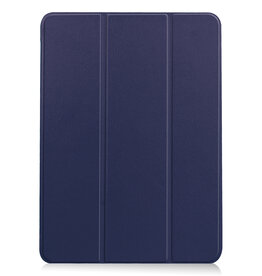 Nomfy Nomfy iPad Air 6 10.9 Hoesje Met Uitsparing Apple Pencil - Donkerblauw