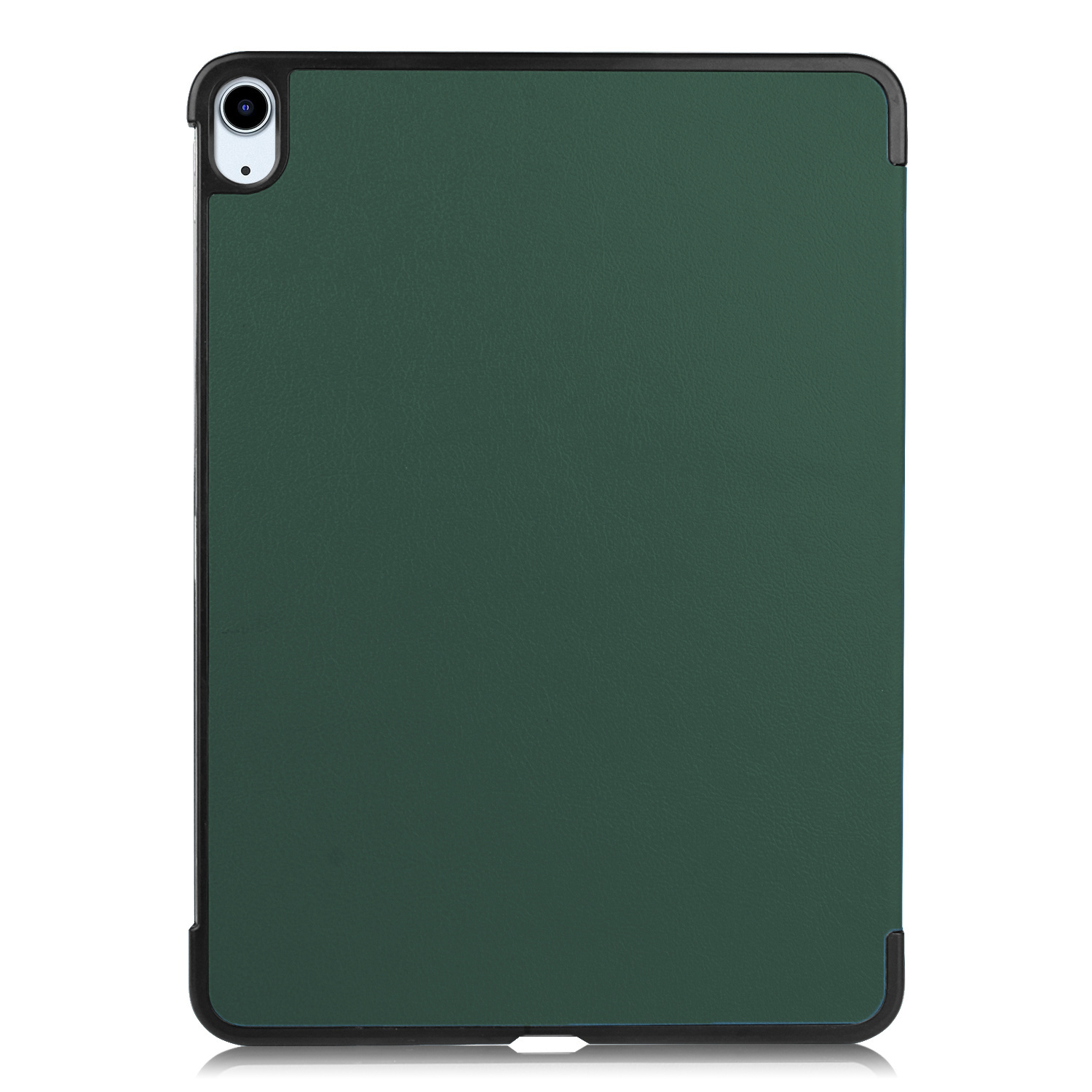 Nomfy Hoes Geschikt voor iPad Air 6 (11 inch) Hoes Tri-fold Tablet Hoesje Case Met Uitsparing Geschikt voor Apple Pencil - Hoesje Geschikt voor iPad Air 2024 (11 inch) Hoesje Hardcover Bookcase - Donkergroen