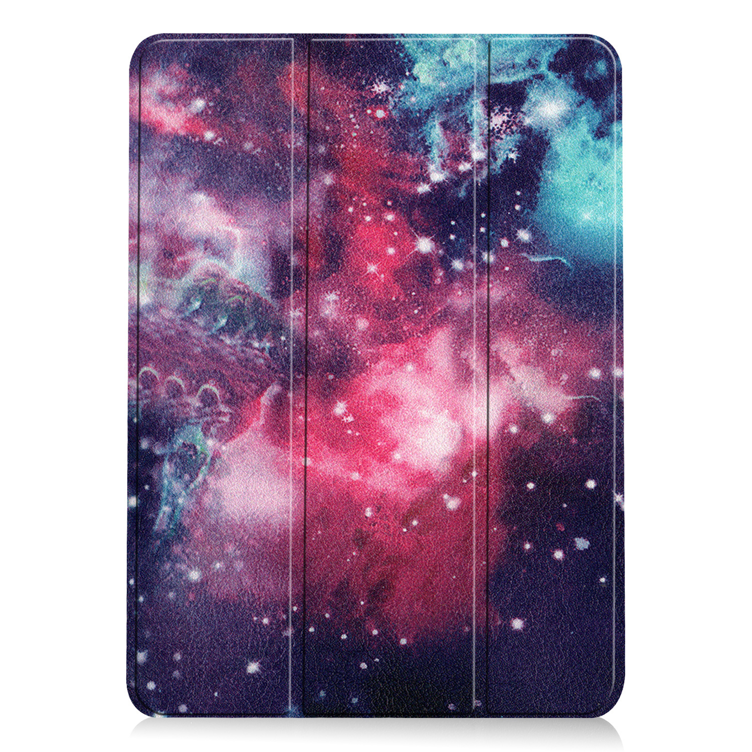 Nomfy Hoes Geschikt voor iPad Air 6 (11 inch) Hoes Tri-fold Tablet Hoesje Case Met Uitsparing Geschikt voor Apple Pencil - Hoesje Geschikt voor iPad Air 2024 (11 inch) Hoesje Hardcover Bookcase - Galaxy