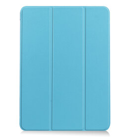 Nomfy Nomfy iPad Air 6 10.9 Hoesje Met Uitsparing Apple Pencil - Lichtblauw