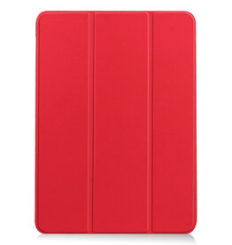 Nomfy Nomfy iPad Air 6 10.9 Hoesje Met Uitsparing Apple Pencil - Rood