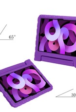 Nomfy Hoes Geschikt voor iPad Air 6 (13 inch) Hoes Bumper Kindvriendelijk Kids Case Kinderhoes - Hoesje Geschikt voor iPad Air 2024 (13 inch) Hoesje Shockproof Cover Hoes - Paars