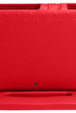 Nomfy Hoes Geschikt voor iPad Air 6 (13 inch) Hoes Bumper Kindvriendelijk Kids Case Kinderhoes Met Screenprotector - Hoesje Geschikt voor iPad Air 2024 (13 inch) Hoesje Shockproof Cover Hoes - Rood