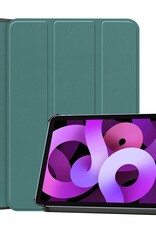 Nomfy Hoes Geschikt voor iPad Air 6 (13 inch) Hoes Tri-fold Tablet Hoesje Case - Hoesje Geschikt voor iPad Air 2024 (13 inch) Hoesje Hardcover Bookcase - Donkergroen
