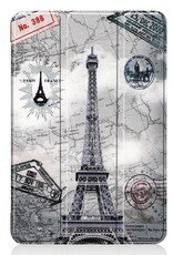 Nomfy iPad Air 2024 Hoesje Case Eiffeltoren - iPad Air 2024 Hoes Hardcover Hoesje Eiffeltoren Bookcase