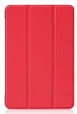 Nomfy Hoes Geschikt voor iPad Air 6 (13 inch) Hoes Tri-fold Tablet Hoesje Case - Hoesje Geschikt voor iPad Air 2024 (13 inch) Hoesje Hardcover Bookcase - Rood