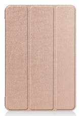 Nomfy Hoes Geschikt voor iPad Air 6 (13 inch) Hoes Tri-fold Tablet Hoesje Case - Hoesje Geschikt voor iPad Air 2024 (13 inch) Hoesje Hardcover Bookcase - Rosé goud