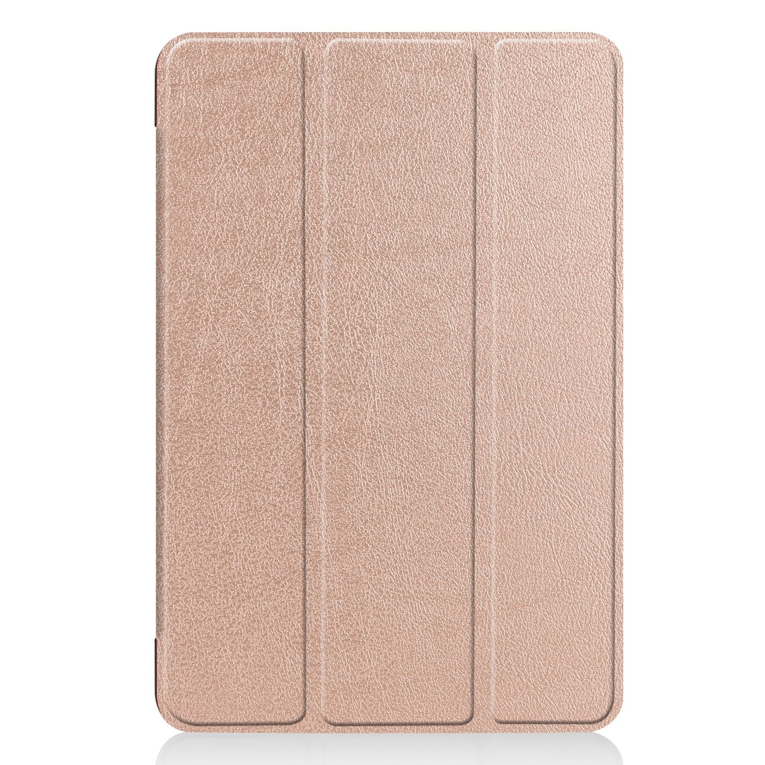 Nomfy Hoes Geschikt voor iPad Air 6 (13 inch) Hoes Tri-fold Tablet Hoesje Case - Hoesje Geschikt voor iPad Air 2024 (13 inch) Hoesje Hardcover Bookcase - Rosé goud