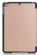 Nomfy Hoes Geschikt voor iPad Air 6 (13 inch) Hoes Tri-fold Tablet Hoesje Case - Hoesje Geschikt voor iPad Air 2024 (13 inch) Hoesje Hardcover Bookcase - Rosé goud