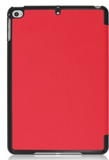 Nomfy Hoes Geschikt voor iPad Air 6 (13 inch) Hoes Tri-fold Tablet Hoesje Case Met Screenprotector - Hoesje Geschikt voor iPad Air 2024 (13 inch) Hoesje Hardcover Bookcase - Rood