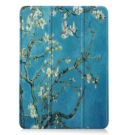 Nomfy Nomfy iPad Air 6 12.9 Hoesje Met Uitsparing Apple Pencil - Bloemen