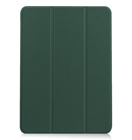 Nomfy Nomfy iPad Air 6 12.9 Hoesje Met Uitsparing Apple Pencil - Donkergroen