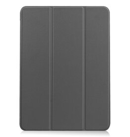 Nomfy Nomfy iPad Air 6 12.9 Hoesje Met Uitsparing Apple Pencil - Grijs