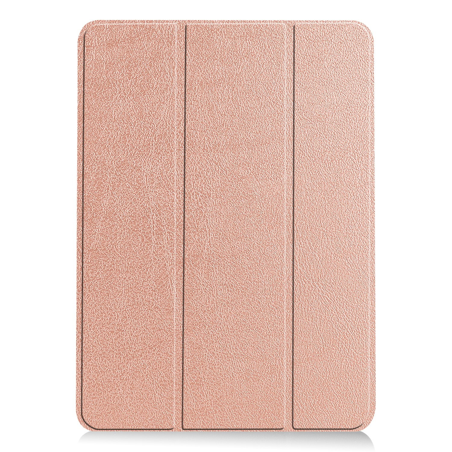 Nomfy Hoes Geschikt voor iPad Air 6 (13 inch) Hoes Tri-fold Tablet Hoesje Case Met Uitsparing Geschikt voor Apple Pencil - Hoesje Geschikt voor iPad Air 2024 (13 inch) Hoesje Hardcover Bookcase - Rosé goud