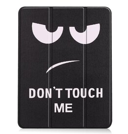 Nomfy Nomfy iPad Air 6 12.9 Hoesje Met Uitsparing Apple Pencil - Don't Touch