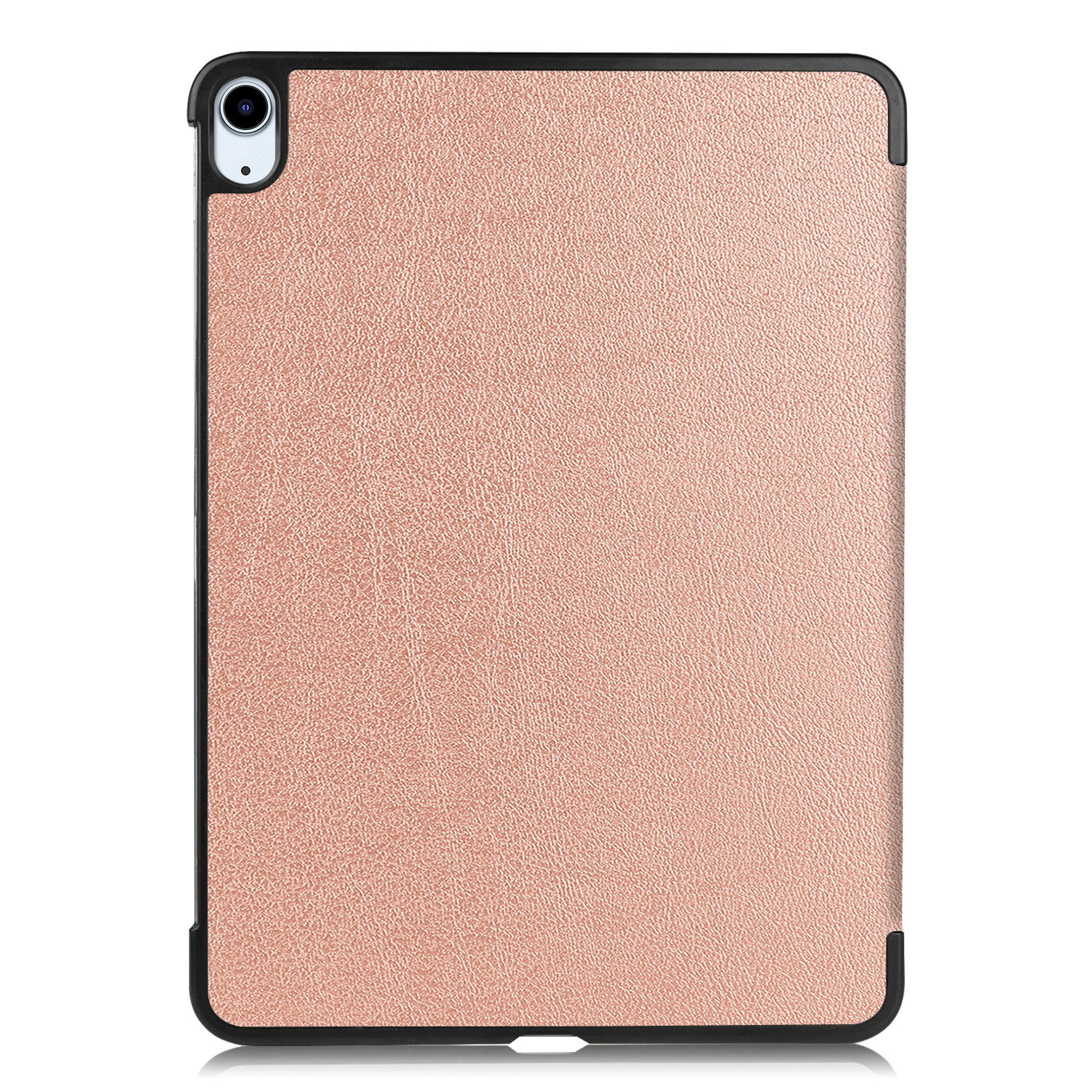 Nomfy Hoes Geschikt voor iPad Air 6 (13 inch) Hoes Tri-fold Tablet Hoesje Case Met Uitsparing Geschikt voor Apple Pencil Met Screenprotector - Hoesje Geschikt voor iPad Air 2024 (13 inch) Hoesje Hardcover Bookcase - Rosé goud