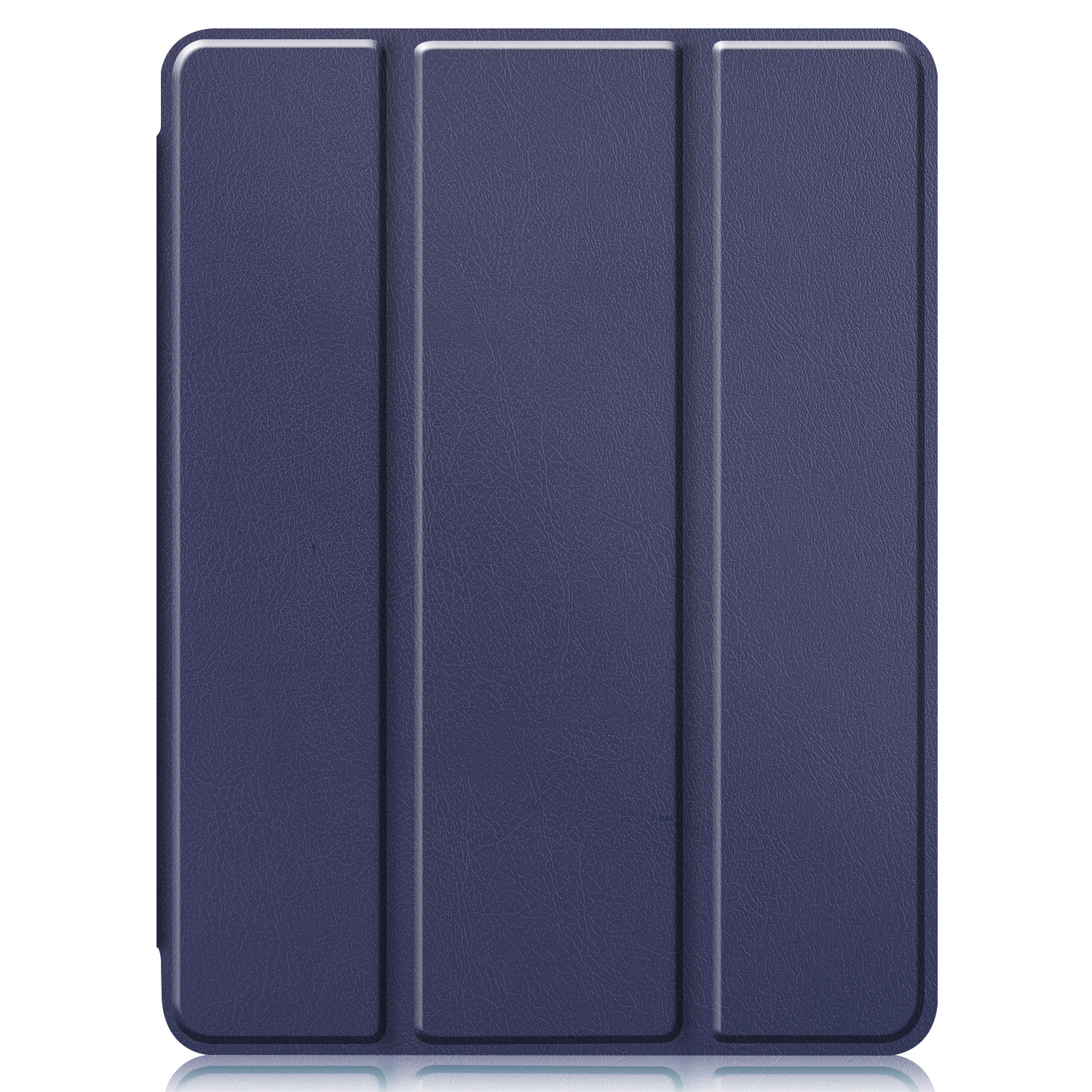 Nomfy Hoes Geschikt voor iPad Pro 2024 (11 inch) Hoes Tri-fold Tablet Hoesje Case - Hoesje Geschikt voor iPad Pro 2024 11 inch (7e generatie) Hoesje Hardcover Bookcase - Donkerblauw