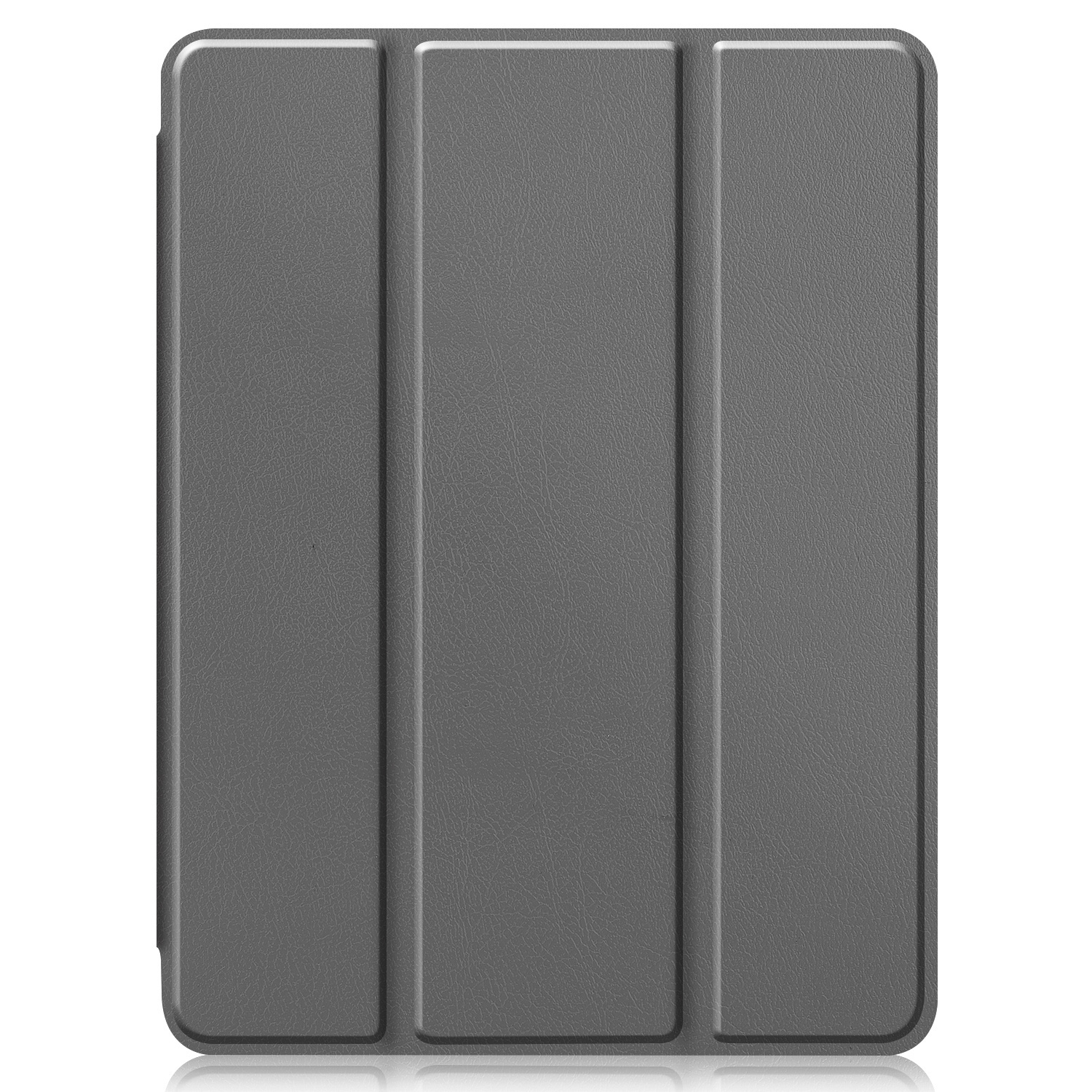Nomfy Hoes Geschikt voor iPad Pro 2024 (11 inch) Hoes Tri-fold Tablet Hoesje Case - Hoesje Geschikt voor iPad Pro 2024 11 inch (7e generatie) Hoesje Hardcover Bookcase - Grijs