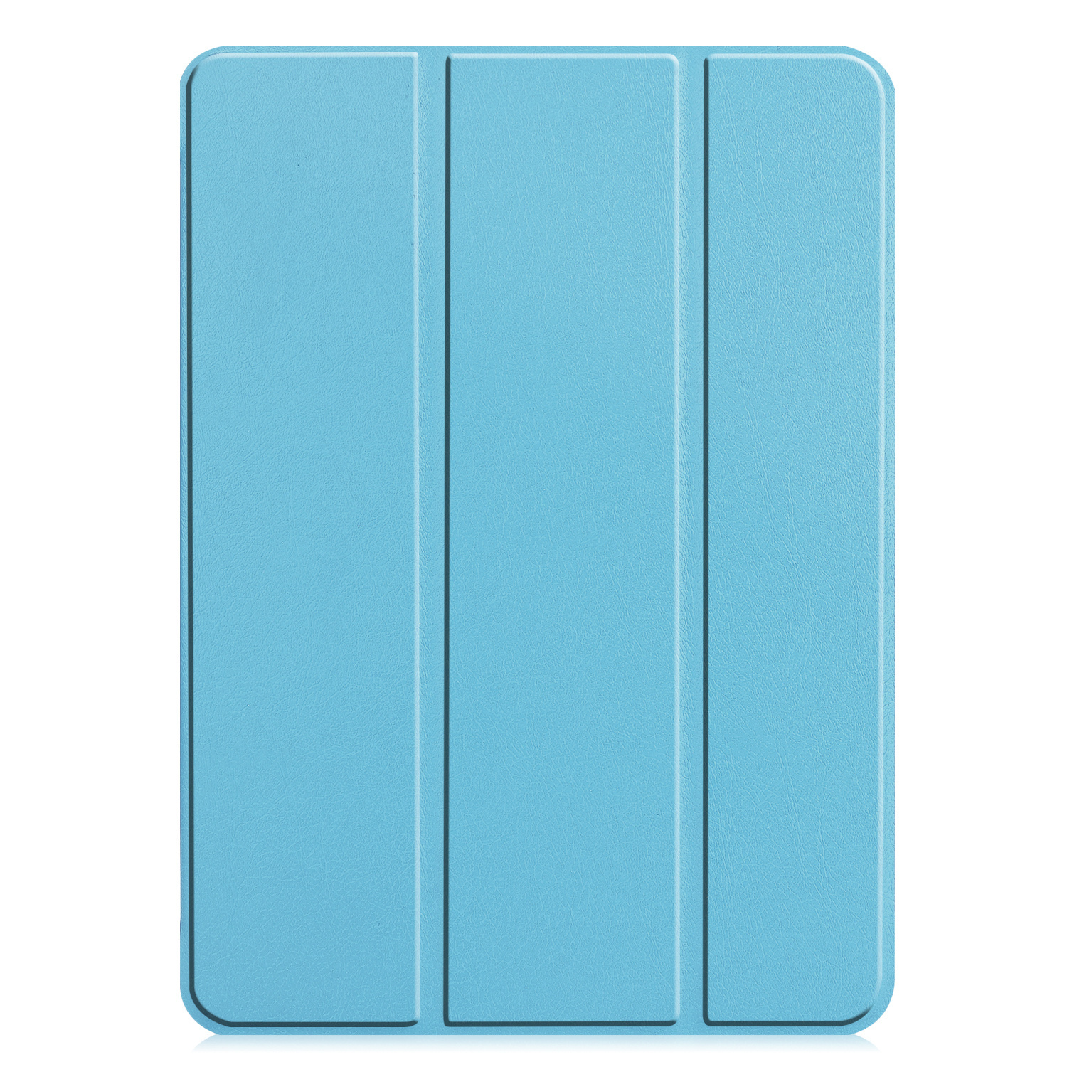 Nomfy Hoes Geschikt voor iPad Pro 2024 (11 inch) Hoes Tri-fold Tablet Hoesje Case - Hoesje Geschikt voor iPad Pro 2024 11 inch (7e generatie) Hoesje Hardcover Bookcase - Lichtblauw