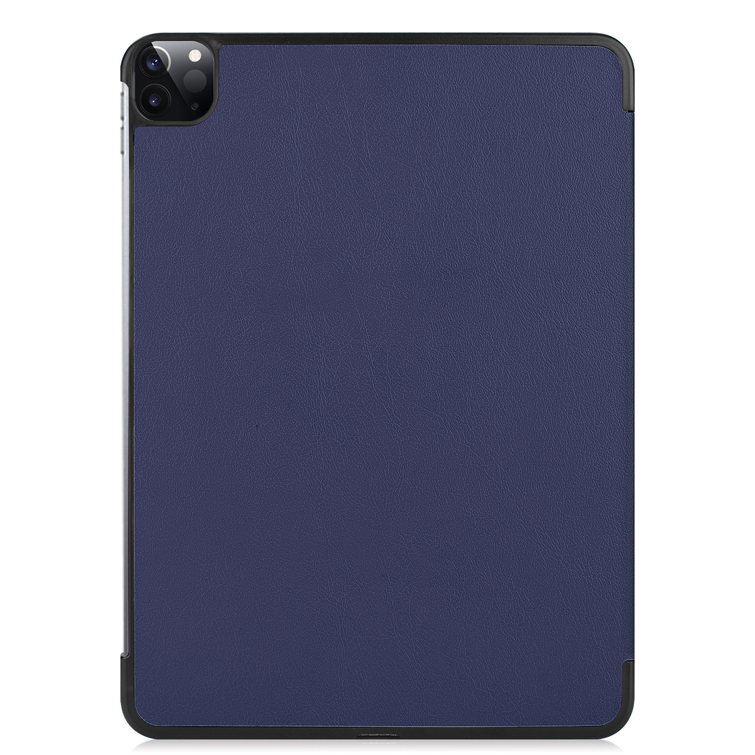 Nomfy Hoes Geschikt voor iPad Pro 2024 (11 inch) Hoes Tri-fold Tablet Hoesje Case Met Screenprotector - Hoesje Geschikt voor iPad Pro 2024 11 inch (7e generatie) Hoesje Hardcover Bookcase - Donkerblauw