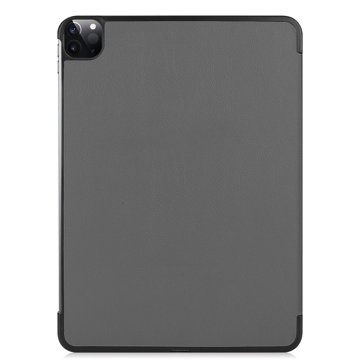 Nomfy Hoes Geschikt voor iPad Pro 2024 (11 inch) Hoes Tri-fold Tablet Hoesje Case Met Screenprotector - Hoesje Geschikt voor iPad Pro 2024 11 inch (7e generatie) Hoesje Hardcover Bookcase - Grijs