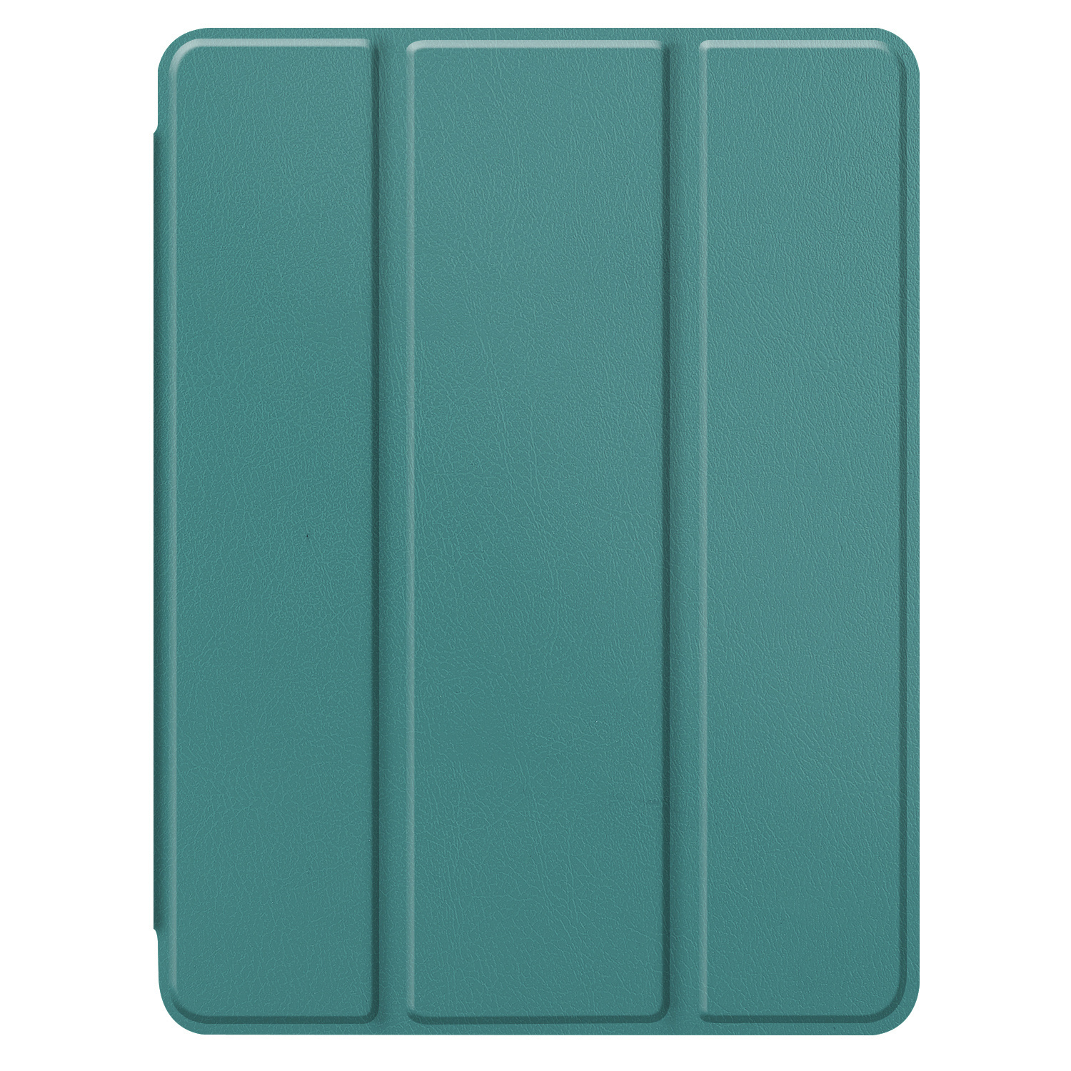 Nomfy Hoes Geschikt voor iPad Pro 2024 (11 inch) Hoes Tri-fold Tablet Hoesje Case Met Uitsparing Geschikt voor Apple Pencil - Hoesje Geschikt voor iPad Pro 2024 11 inch (7e generatie) Hoesje Hardcover Bookcase - Donkergroen