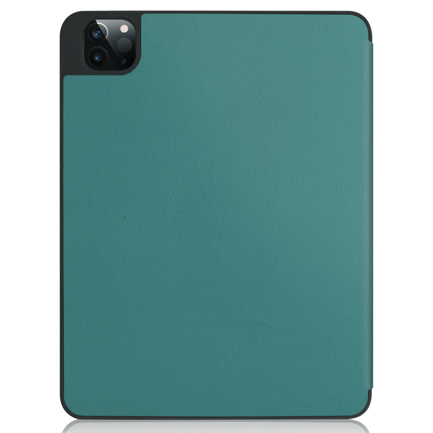 Nomfy Hoes Geschikt voor iPad Pro 2024 (11 inch) Hoes Tri-fold Tablet Hoesje Case Met Uitsparing Geschikt voor Apple Pencil - Hoesje Geschikt voor iPad Pro 2024 11 inch (7e generatie) Hoesje Hardcover Bookcase - Donkergroen