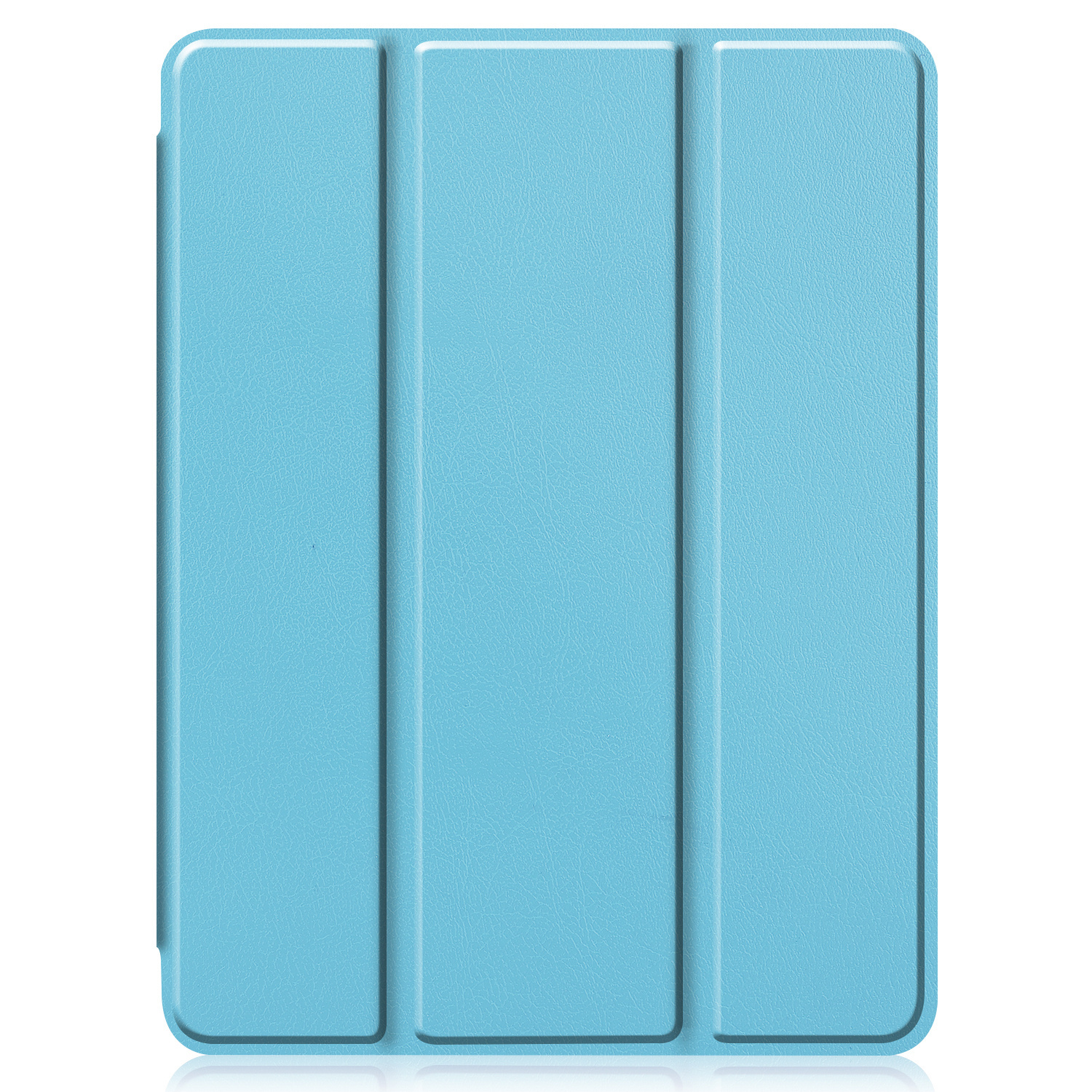 Nomfy Hoes Geschikt voor iPad Pro 2024 (11 inch) Hoes Tri-fold Tablet Hoesje Case Met Uitsparing Geschikt voor Apple Pencil - Hoesje Geschikt voor iPad Pro 2024 11 inch (7e generatie) Hoesje Hardcover Bookcase - Lichtblauw