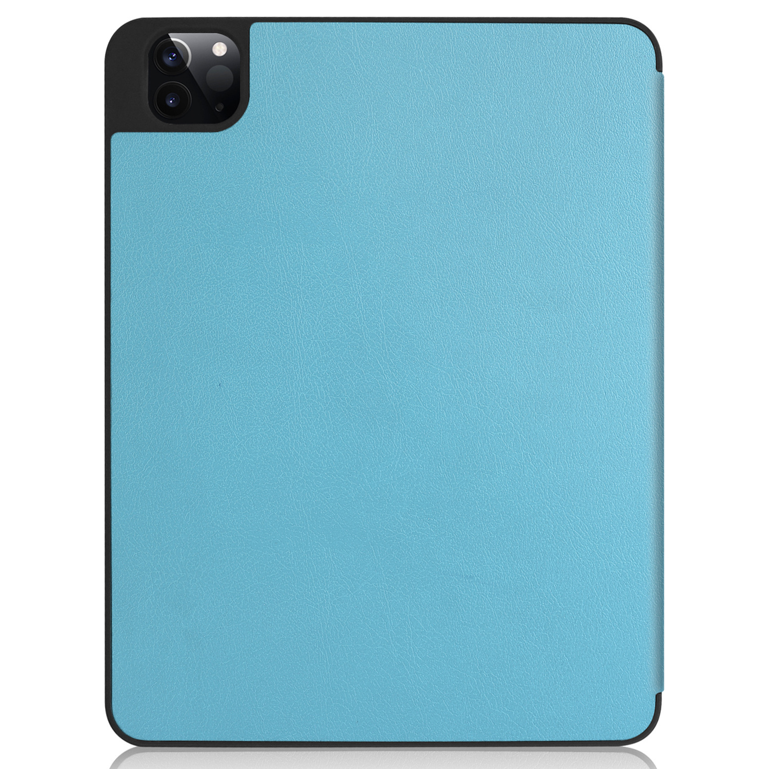 Nomfy Hoes Geschikt voor iPad Pro 2024 (11 inch) Hoes Tri-fold Tablet Hoesje Case Met Uitsparing Geschikt voor Apple Pencil - Hoesje Geschikt voor iPad Pro 2024 11 inch (7e generatie) Hoesje Hardcover Bookcase - Lichtblauw