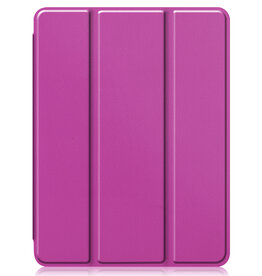 Nomfy Nomfy iPad Pro 11 inch (2024) Hoesje Met Uitsparing Apple Pencil - Paars