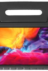 Nomfy Hoes Geschikt voor iPad Pro 2024 (13 inch) Hoes Bumper Kindvriendelijk Kids Case Kinderhoes - Hoesje Geschikt voor iPad Pro 2024 13 inch (7e generatie) Hoesje Shockproof Cover Hoes - Zwart