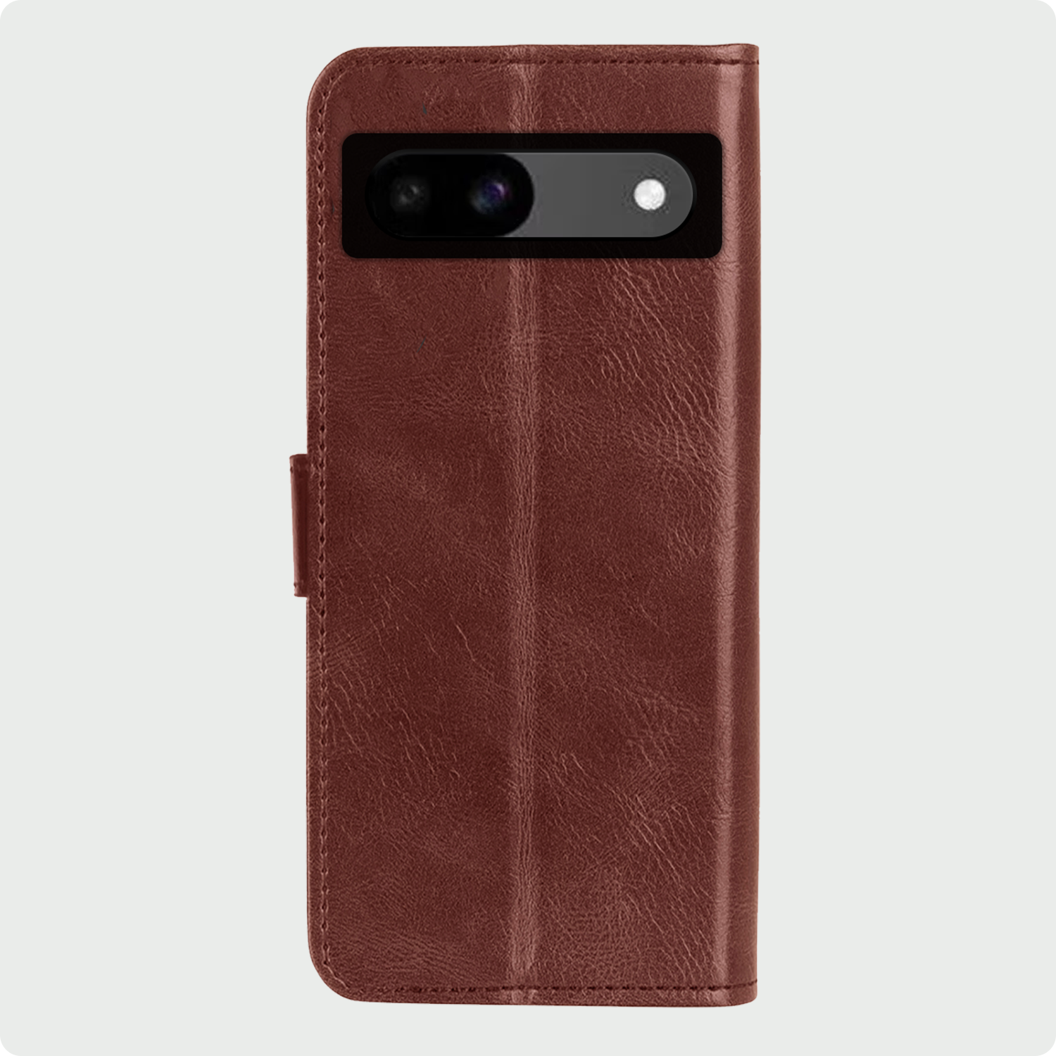BASEY. Hoes Geschikt voor Google Pixel 8a Hoesje Bookcase Hoes Flip Case Book Cover Met 2x Screenprotector - Hoesje Geschikt voor Google Pixel 8a Hoes Book Case Hoesje - Bruin