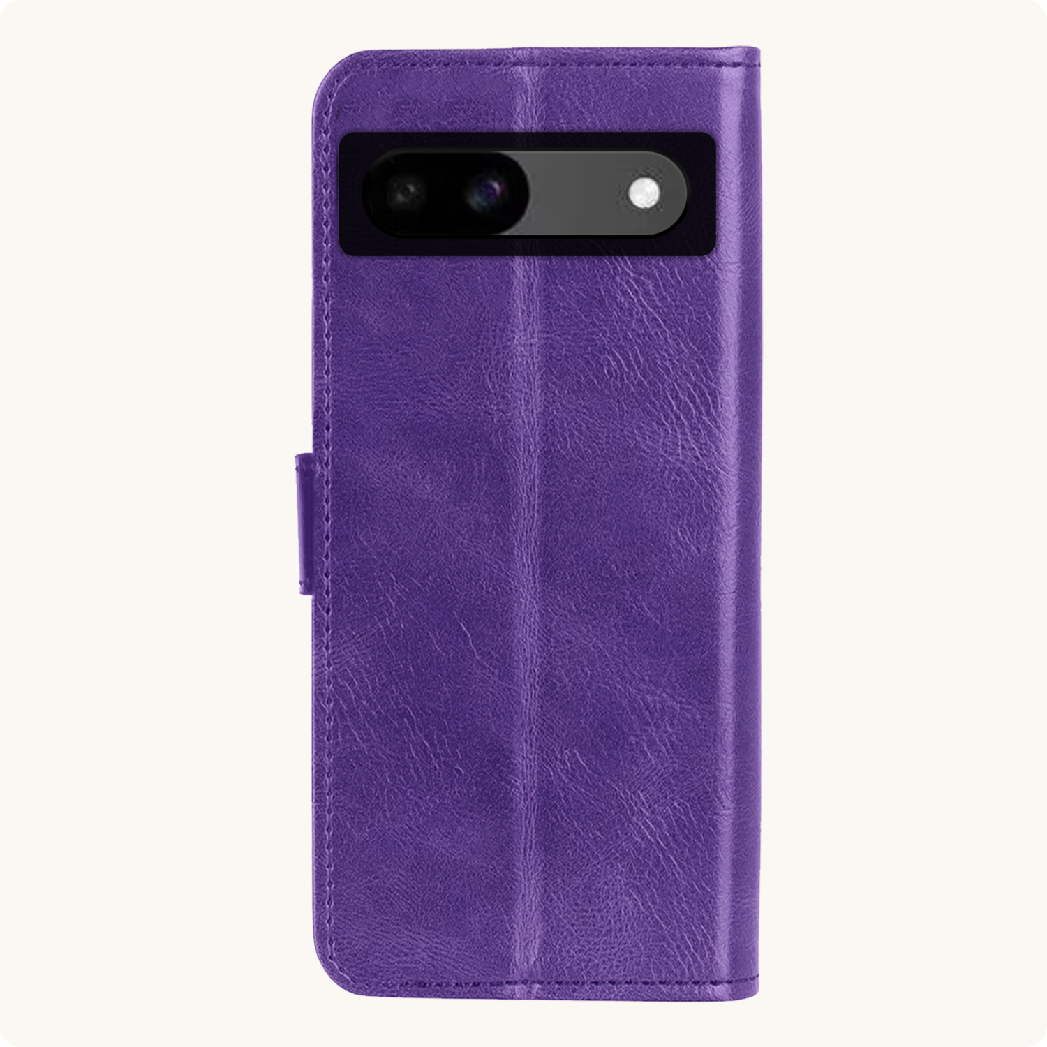 Nomfy Hoesje Geschikt voor Google Pixel 8a Hoes Bookcase Flipcase Book Cover Met 2x Screenprotector - Hoes Geschikt voor Google Pixel 8a Hoesje Book Case - Paars