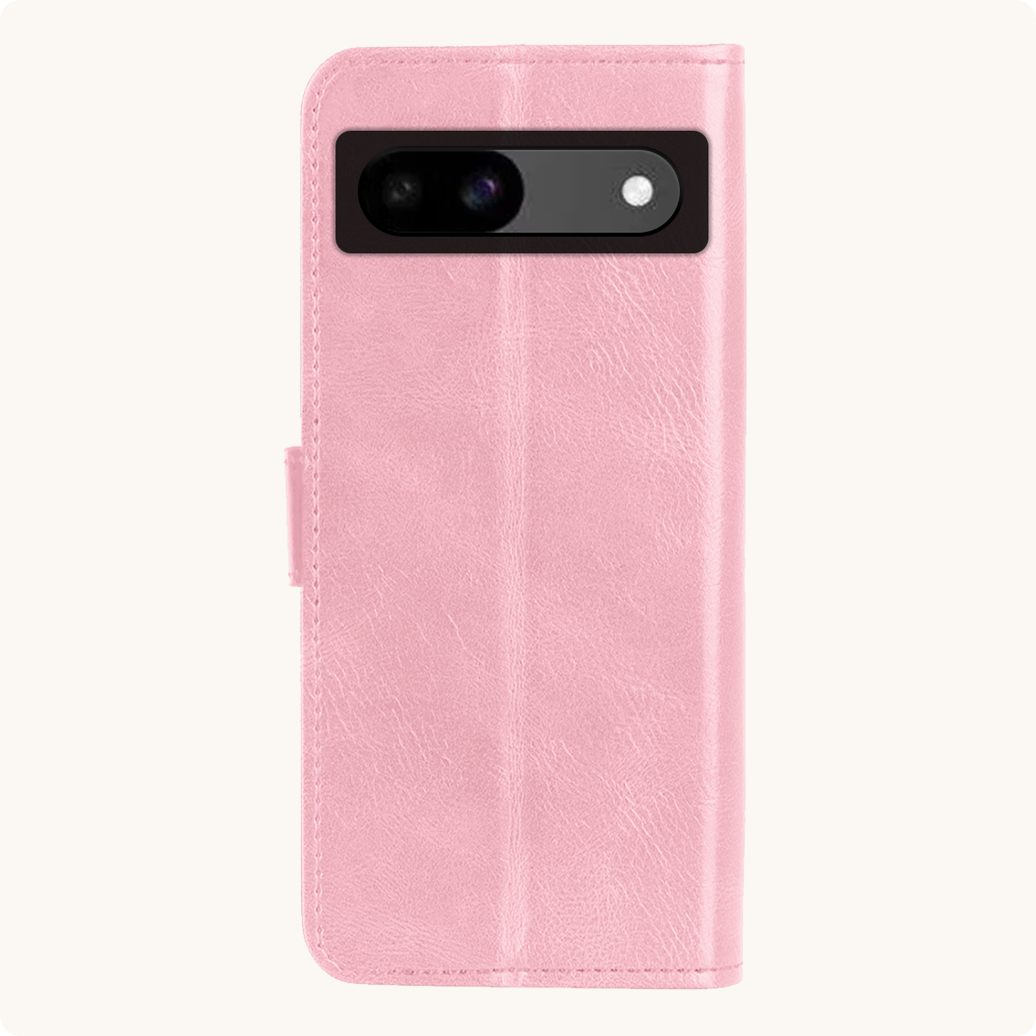 Nomfy Hoesje Geschikt voor Google Pixel 8a Hoes Bookcase Flipcase Book Cover - Hoes Geschikt voor Google Pixel 8a Hoesje Book Case - Lichtroze