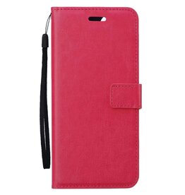 Nomfy Nomfy Google Pixel 8a Hoesje Bookcase - Donkerroze