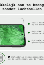 BASEY. Hoes Geschikt voor Google Pixel 8a Hoesje Shock Proof Case Hoes Siliconen Met Screenprotector - Hoesje Geschikt voor Google Pixel 8a Hoes Cover Shockproof - Transparant