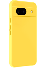 Nomfy Hoesje Geschikt voor Google Pixel 8a Hoesje Siliconen Cover Case Met Screenprotector - Hoes Geschikt voor Google Pixel 8a Hoes Back Case - Geel