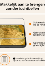 Nomfy Hoesje Geschikt voor Google Pixel 8a Hoesje Siliconen Cover Case Met Screenprotector - Hoes Geschikt voor Google Pixel 8a Hoes Back Case - Donkerblauw