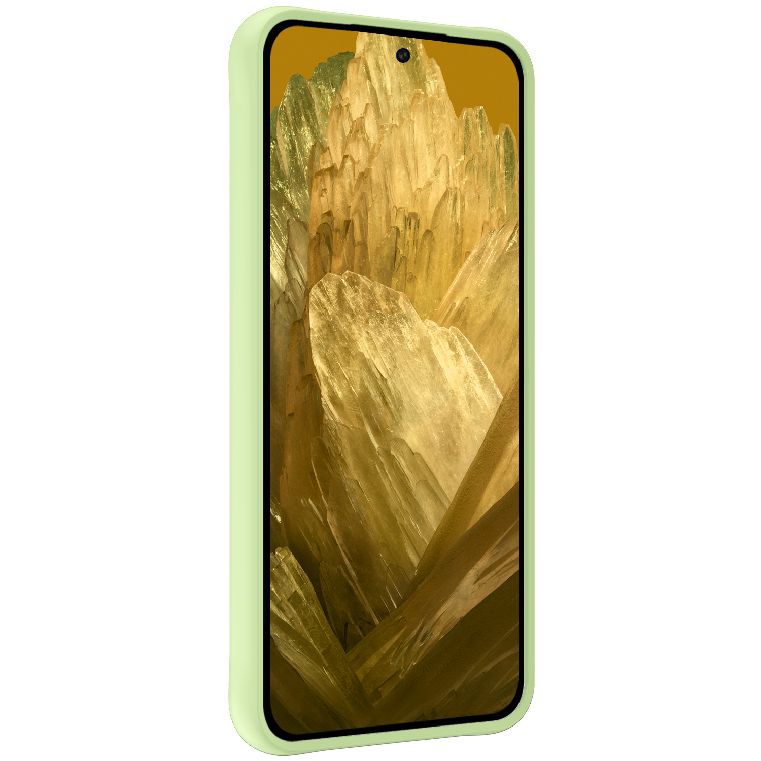 Nomfy Hoesje Geschikt voor Google Pixel 8a Hoesje Siliconen Cover Case - Hoes Geschikt voor Google Pixel 8a Hoes Back Case - 2-PACK - Groen