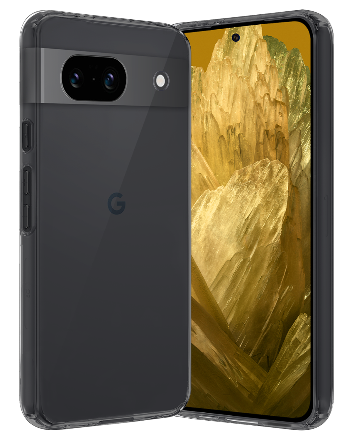 Nomfy Hoesje Geschikt voor Google Pixel 8a Hoesje Siliconen Cover Case - Hoes Geschikt voor Google Pixel 8a Hoes Back Case - Transparant