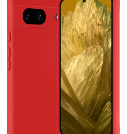 Nomfy Nomfy Google Pixel 8a Hoesje Siliconen - Rood