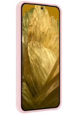 Nomfy Hoesje Geschikt voor Google Pixel 8a Hoesje Siliconen Cover Case - Hoes Geschikt voor Google Pixel 8a Hoes Back Case - Lichtroze